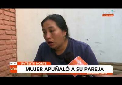 Mujer apuñalo a su pareja en Satélite Norte