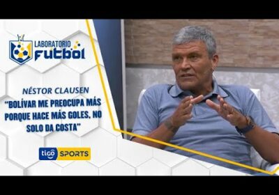 Néstor Clausen: “Bolívar me preocupa más porque hace más goles, no solo Da Costa”.