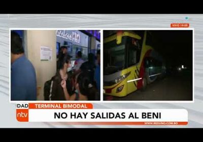 No hay salidas de buses a Beni