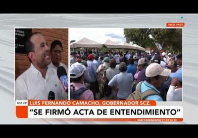 Camacho: «Este bloqueo no tiene pies ni cabezas y esta gestado por Evo»