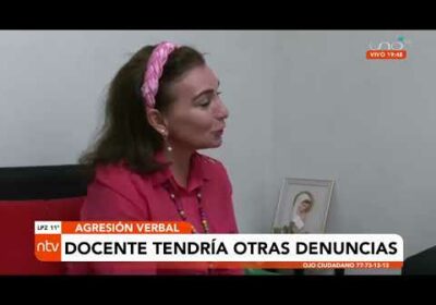 Docente que agredió a joven tendría otras denuncias