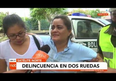 Delincuencia sobre ruedas en Satélite Norte