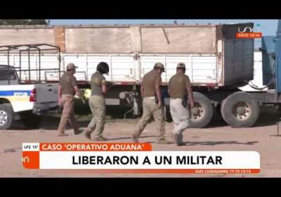 Liberaron a un militar implicado en el caso «Operativo Aduana»