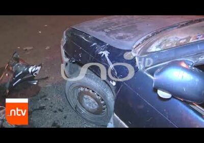 Choque entre un taxi y una moto deja una persona herida | Notivisión | Cochabamba