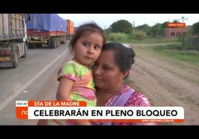 Celebran el día de las madres en pleno bloqueo en San Julián
