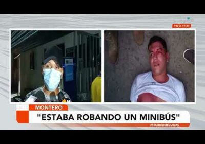 Golpean a presunto raptor de niños en Montero