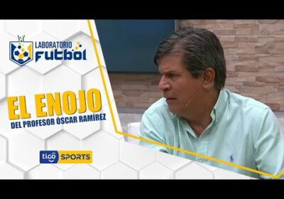 #LaboratorioFútbol🔬 Así fue el enojo del Profesor Óscar Ramírez por la falta de profesionalismo.