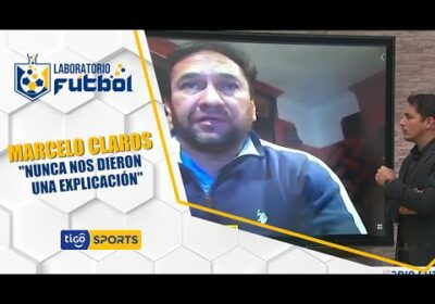 #LaboratorioFútbol🔬Marcelo Claros: «Una reunión de información, nunca me dieron una explicación».