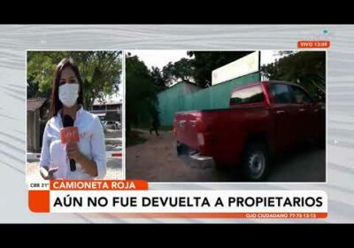 Camioneta roja robada en Chile y encontrada en Bolivia aun no fue devuelta