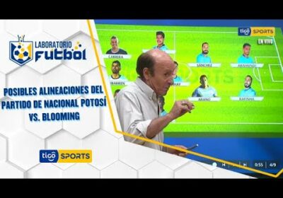 Analizamos las posibles alineaciones del partido de Nacional Potosí vs. Blooming.