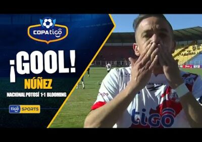 #CopaTigo🏆⚽ Maximiliano Núñez iguala el compromiso en Potosí a través de un potente disparo.