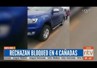 Cívicos rechazan el bloqueo en 4 Cañadas e indican que es perjudicial para Santa Cruz