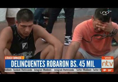 Dos presuntos delincuentes que atracaron una farmacia ante el juez