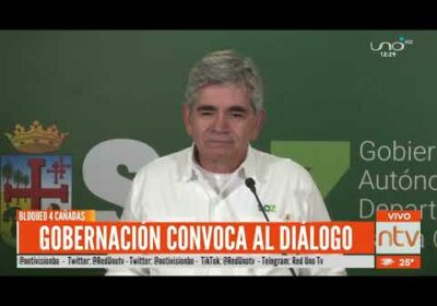 Gobernación convoca al dialogo con ´pobladores de 4 Cañadas
