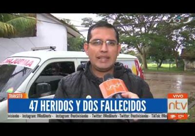 91 accidentes de Transito, dejan 47 heridos y 2 fallecidos