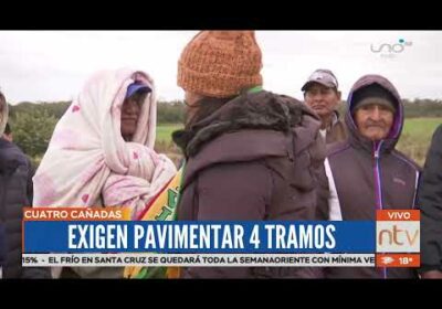 Bloqueadores de Cuatro Cañadas piden regalías y desayuno escolar