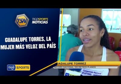 Guadalupe Torres, la mujer más veloz del país. Culminó en Cbba el campeonato nacional de atletismo.