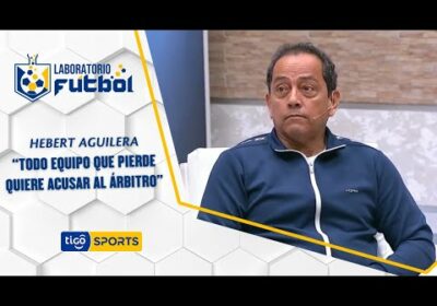 Hebert Aguilera: “Todo equipo que pierde quiere acusar al árbitro”.