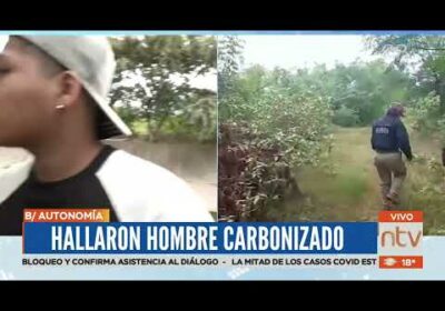 Hallan a un hombre carbonizado