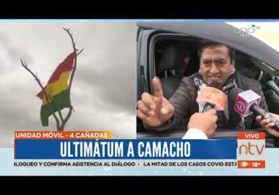 Pobladores de Cuatro Cañadas dan ultimátum a Camacho