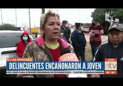 Delincuentes encañonaron a un hombre en el barrio las Gramas