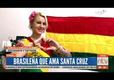Conoce la historia de Marcela, la brasilera que ama Santa Cruz