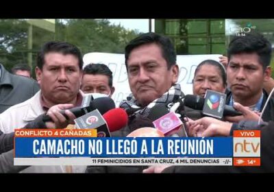 Camacho no llego a Reunión con dirigentes de Cuatro Cañadas