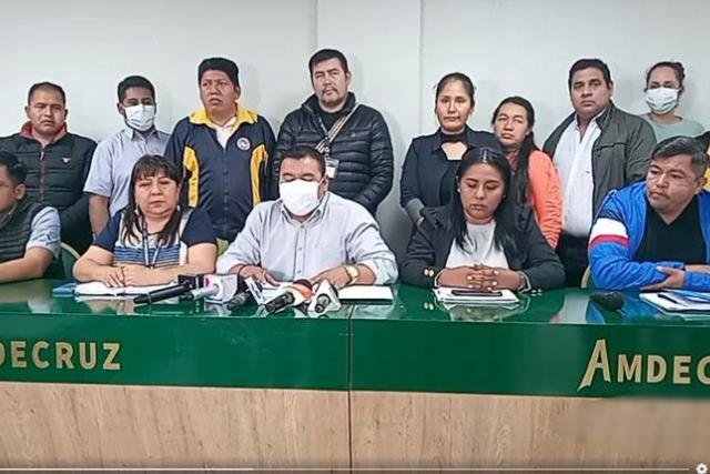 Amdecruz anuncia bloqueo departamental de caminos si Camacho no atiende 53 demandas pendientes