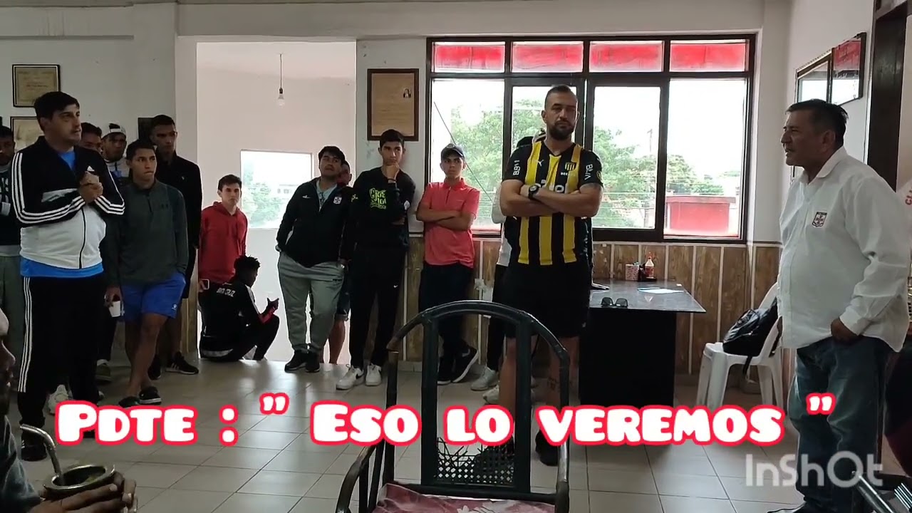 El pdte de Real SC, fue a La Paz a buscar dinero. dijo que en 2 días pagará, pero no sabe cuanto.