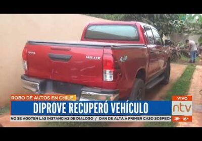 Diprove recupera otro vehículo robado en Chile
