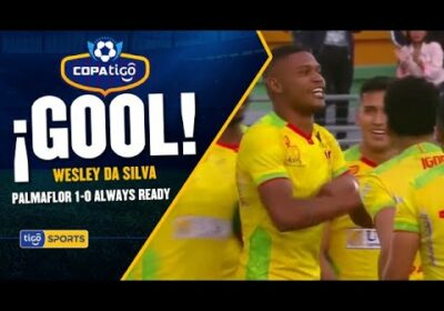 ¡Gol de Atlético Palmaflor! Wesley Da Silva de cabeza pone en ventaja a las ‘Fieras’.