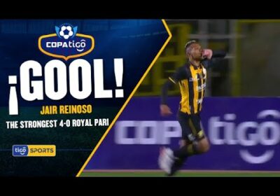 ¡Gol de The Strongest! Jair Reinoso y una gran definición por encima de Daniel Vaca.