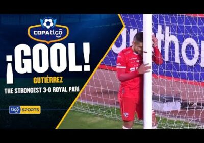 ¡Gol de The Strongest! Luis Alberto Gutiérrez en propia puerta para el tercer gol atigrado.