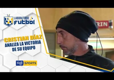 #LaboratorioFútbol🔬 El profesor Cristian Díaz nos habla sobre la victoria obtenida esta noche.