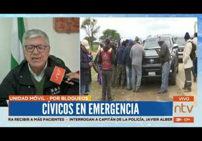 Cívicos Provinciales exigen convocar a una Asamblea de la Cruceñidad ante bloqueos