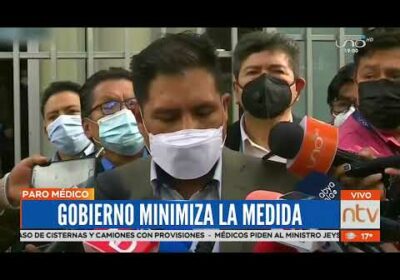 Gobierno central minimiza medidas de medico