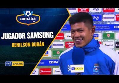 Estas fueron las palabras de Denilson Durán, jugador Samsung del partido.