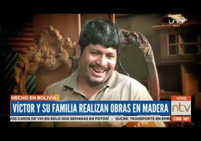 #ConTactoNotivisión | Víctor Montaño Mejía, emprendedor de tallado en madera