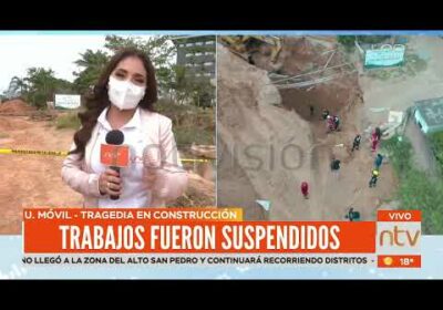 Un muerto y dos heridos en accidente sucedido en una construcción