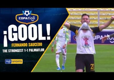 ¡Gol de The Strongest! Fernando Saucedo y un notable disparo para igualar el marcador.