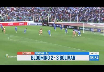 Blooming cae de local ante Bolívar (2-3) por la semifinal del Torneo Apertura