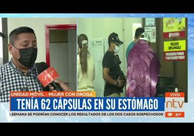 Mujer que tenía 62 capsulas en su estomago se encuentra hospitalizada