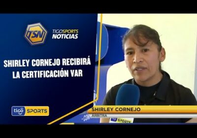 Shirley Cornejo recibirá la certificación VAR. La árbitra cuenta sus experiencia en la capacitación