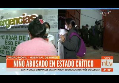 Niño abusado que contrajo SIDA a causa del hecho, se encuentra en estado critico