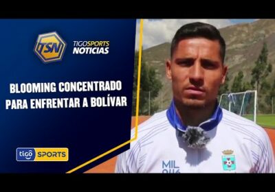 Blooming concentrado para enfrentar a Bolívar. Los cruceños sin diálogo con la prensa.