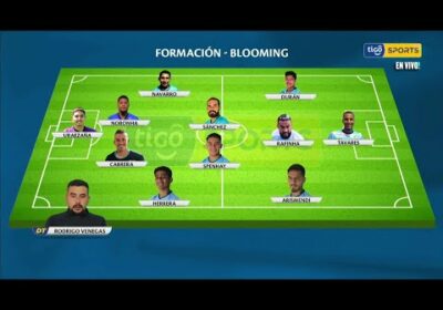 Esta sería la posible formación del Once de Blooming.