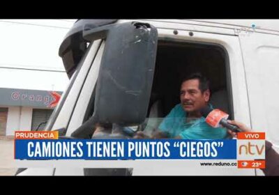 Le explicamos sobre los puntos ciegos que tienen los camiones para tomas precaución en la carretera.