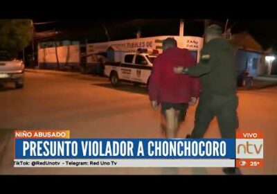 Acusado de violar a un menor es trasladado al penal de Chonchocoro.