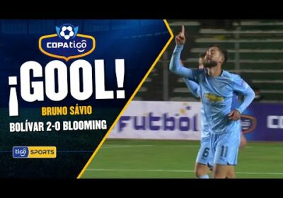 ¡Gol de Bolívar! Jugada colectiva que finaliza Bruno Sávio para anotar el segundo gol del local.