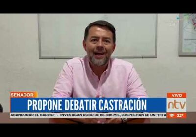 Propone debatir la ley de castración y cadena perpetua